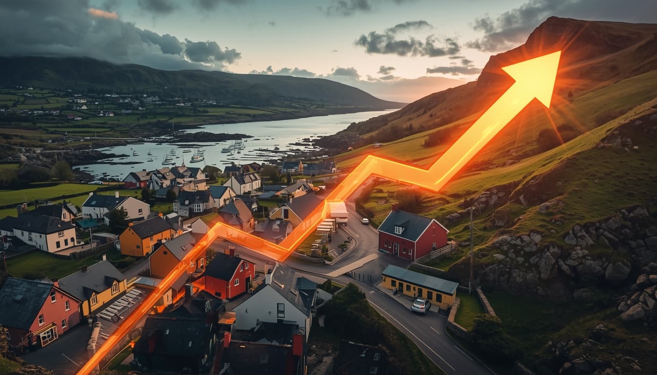 Ireland’s Fastest Rising Towns: Second-Hand Prices 2021 vs 2025 (336 Towns Ranked)