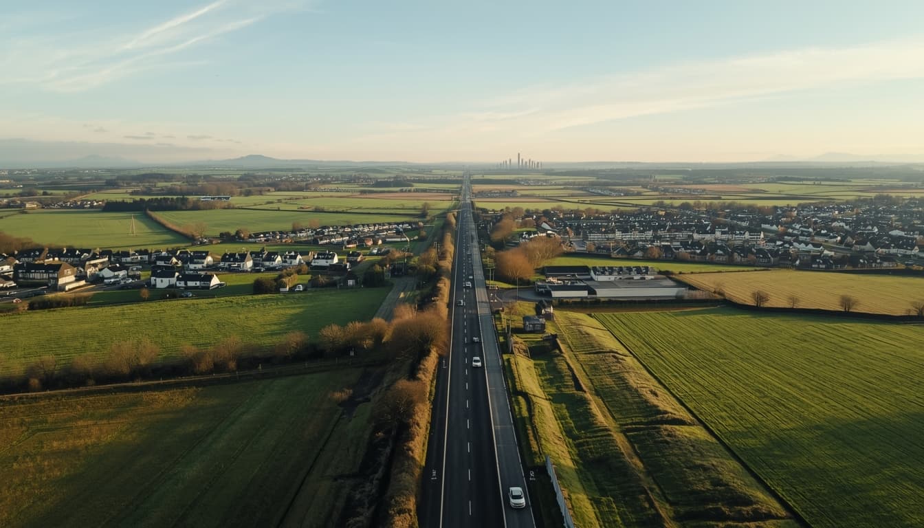 Galway commuter belt property prices by distance from city centre